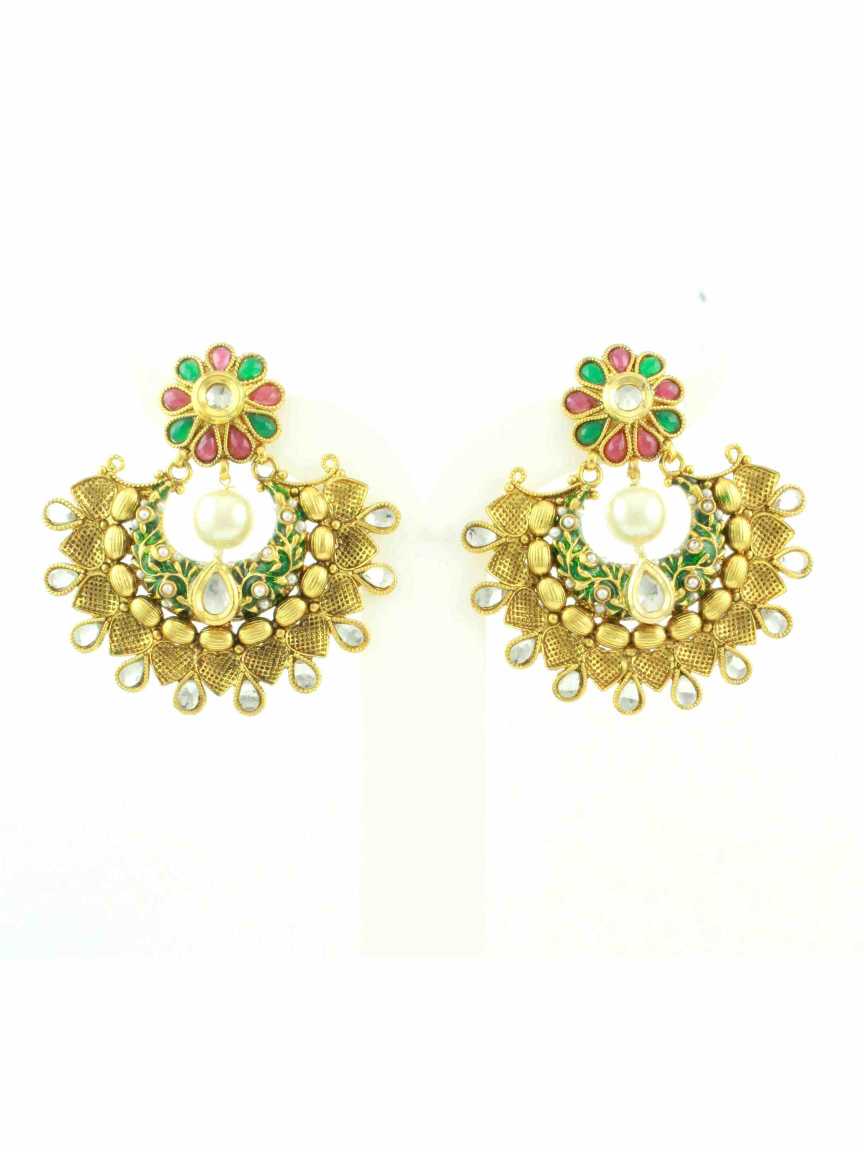 EARRING in TRADITIONAL RAJWADI Style | Design - 10460