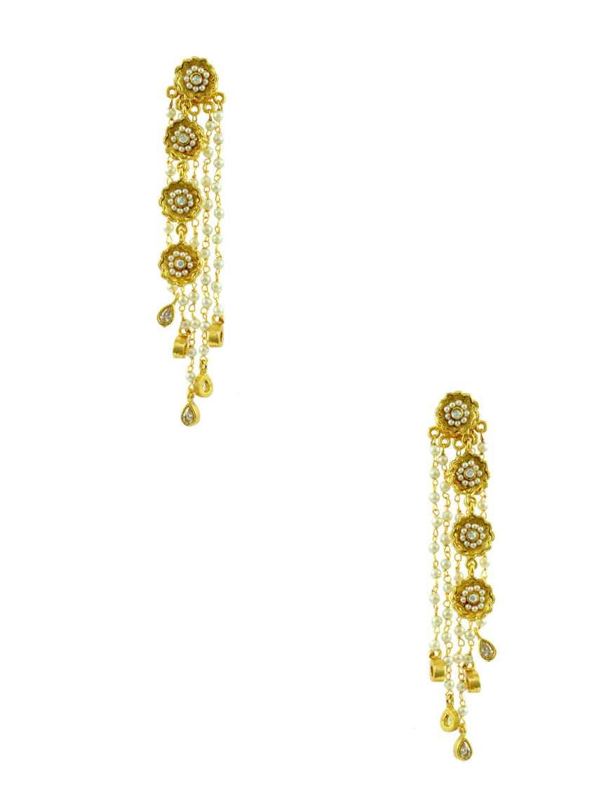 EARRING in TRADITIONAL RAJWADI Style | Design - 10727