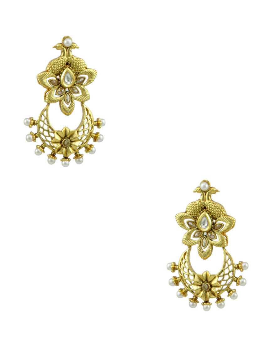EARRING in TRADITIONAL RAJWADI Style | Design - 12847