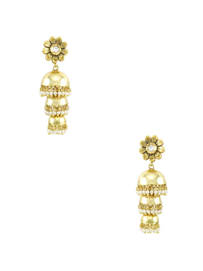 EARRING in TRADITIONAL RAJWADI Style | Design - 14381