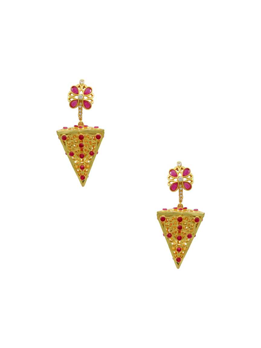 EARRING in TRADITIONAL RAJWADI Style | Design - 14598