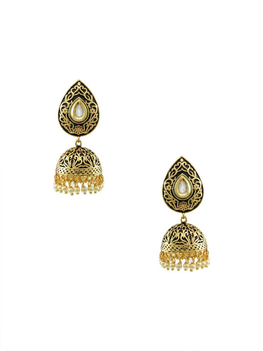 EARRING in TRADITIONAL RAJWADI Style | Design - 14621