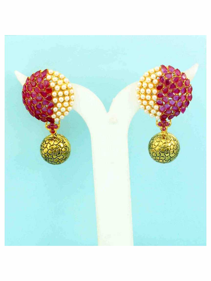 EARRING in TRADITIONAL RAJWADI Style | Design - 16197