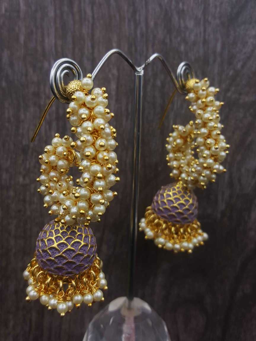 EARRING in TRADITIONAL RAJWADI Style | Design - 16754