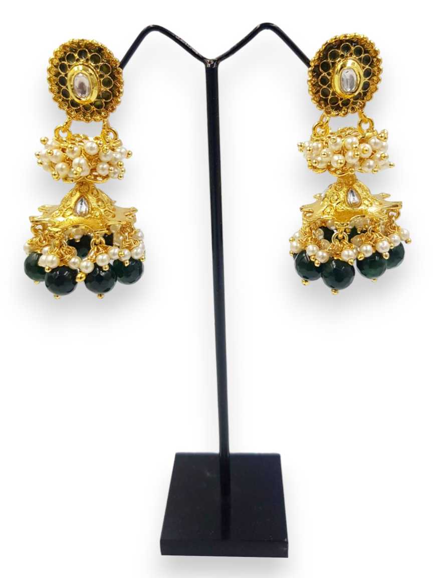 EARRING in TRADITIONAL RAJWADI Style | Design - 22185
