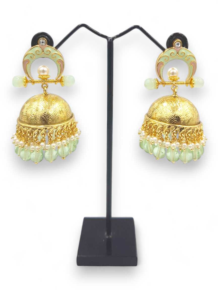 EARRING in TRADITIONAL RAJWADI Style | Design - 22595