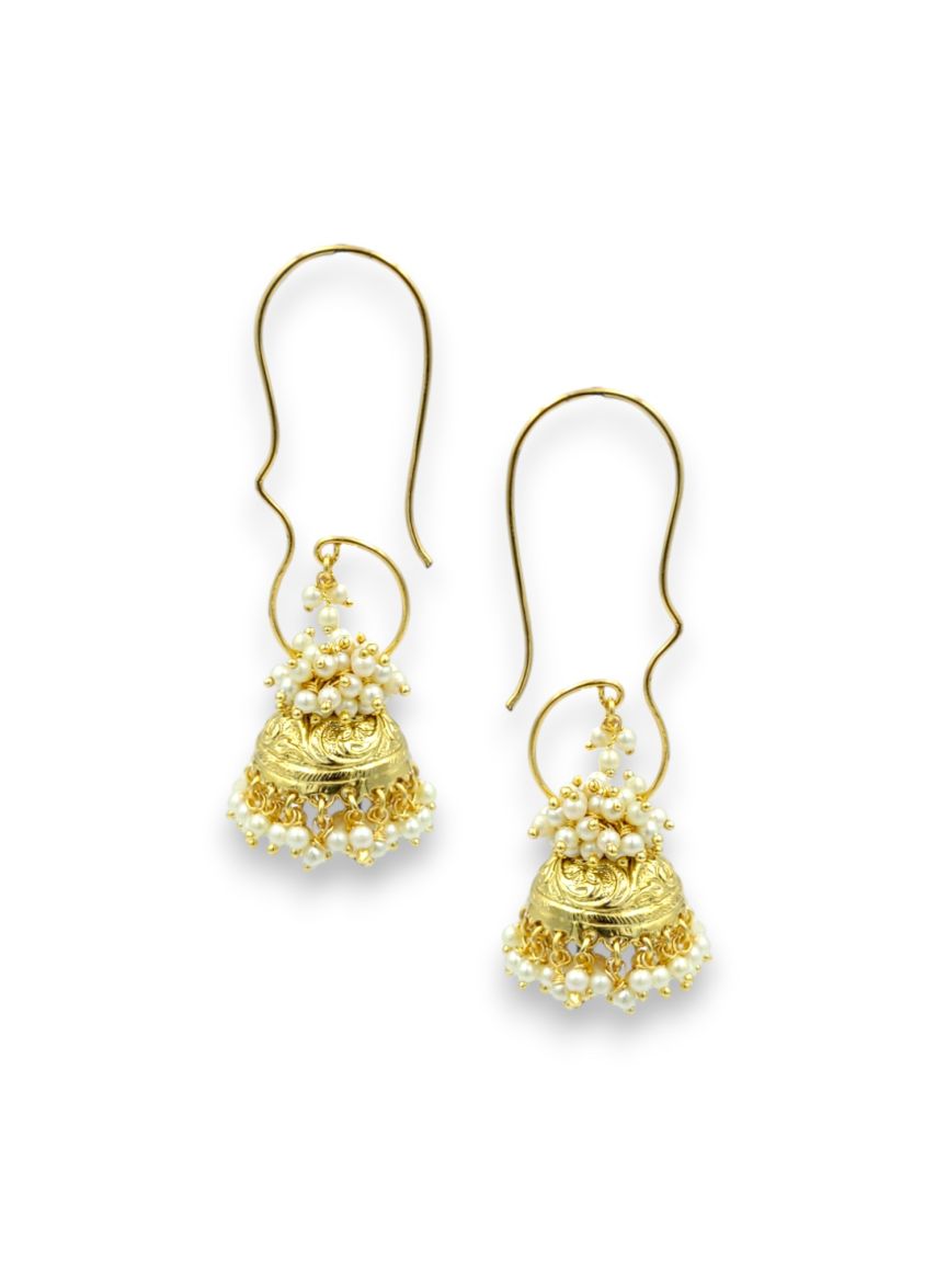 EARRING IN TRADITIONAL RAJWADI STYLE | DESIGN - 24107