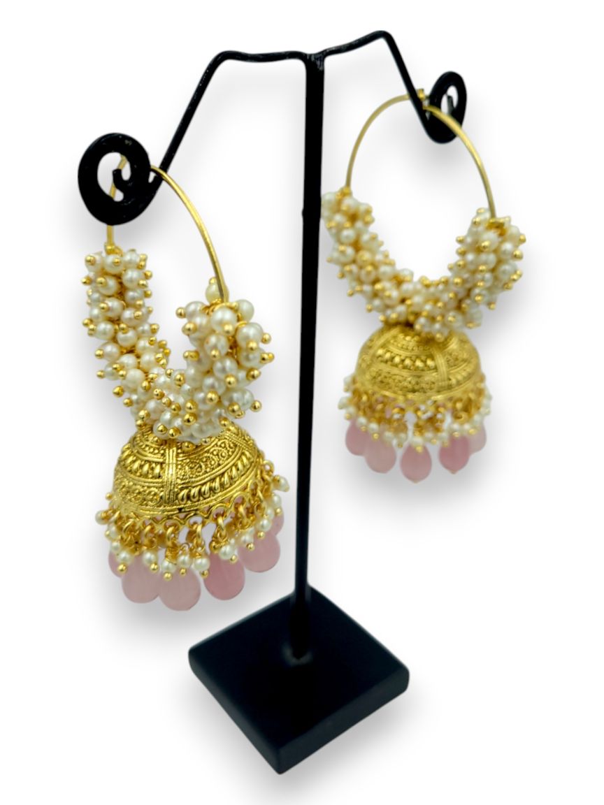 EARRING IN TRADITIONAL RAJWADI STYLE | DESIGN - 24128