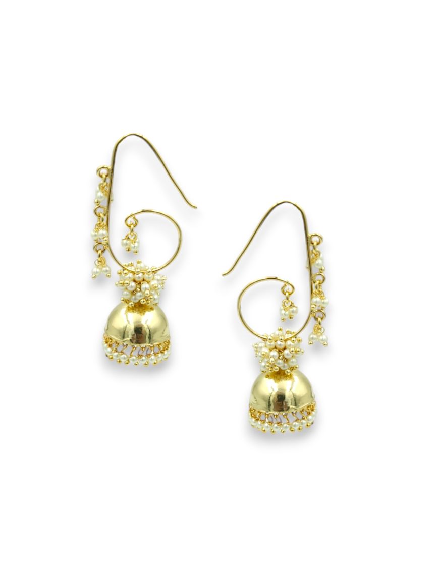 EARRING IN TRADITIONAL RAJWADI STYLE | DESIGN - 24225