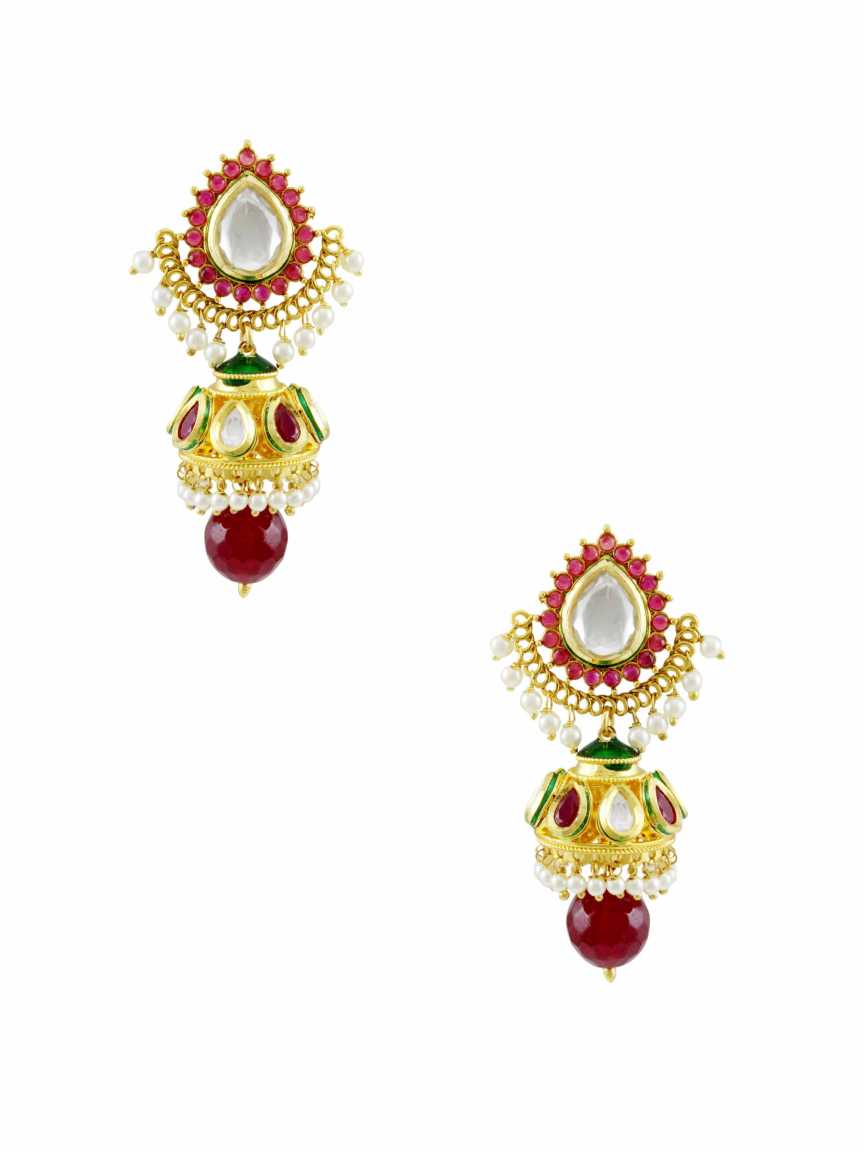 EARRING in VILANDI KUNDAN Style | Design - 11138