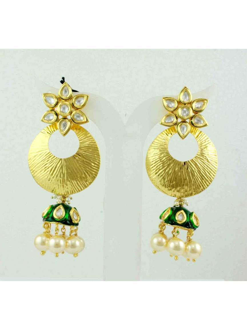 EARRING in VILANDI KUNDAN Style | Design - 11168
