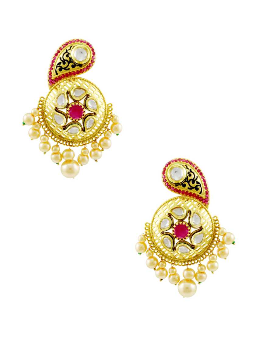 EARRING in VILANDI KUNDAN Style | Design - 11169