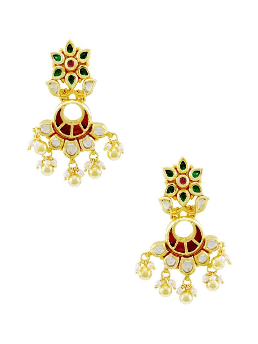 EARRING in VILANDI KUNDAN Style | Design - 11172