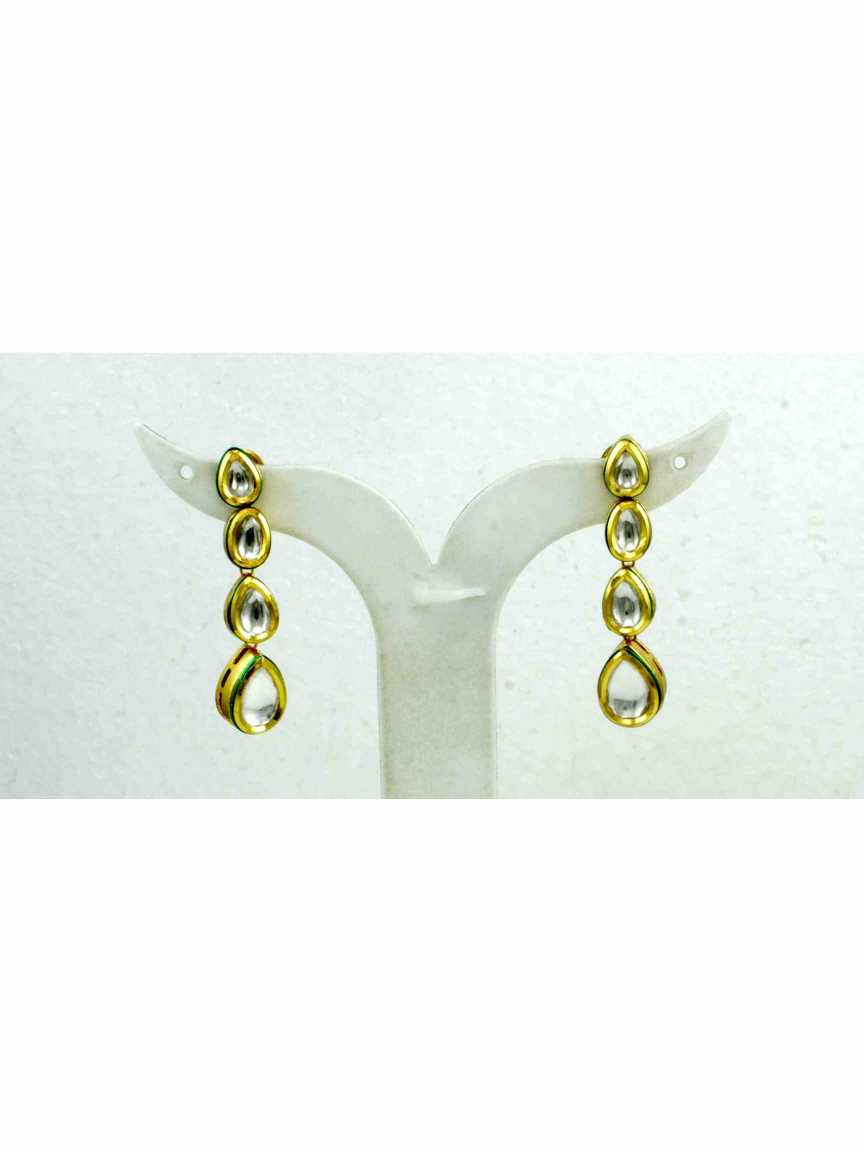 EARRING in VILANDI KUNDAN Style | Design - 11630