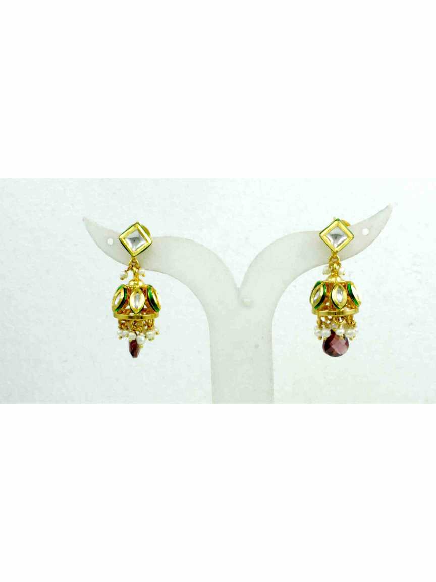 EARRING in VILANDI KUNDAN Style | Design - 11633