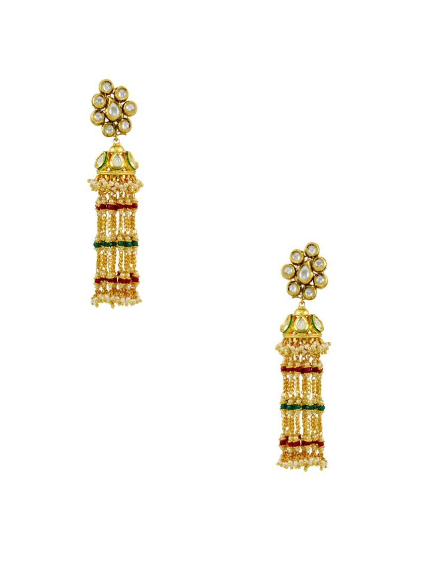 EARRING in VILANDI KUNDAN Style | Design - 14569