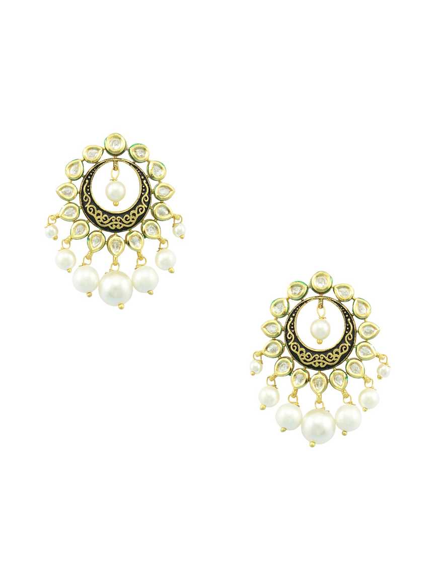 EARRING in VILANDI KUNDAN Style | Design - 16346