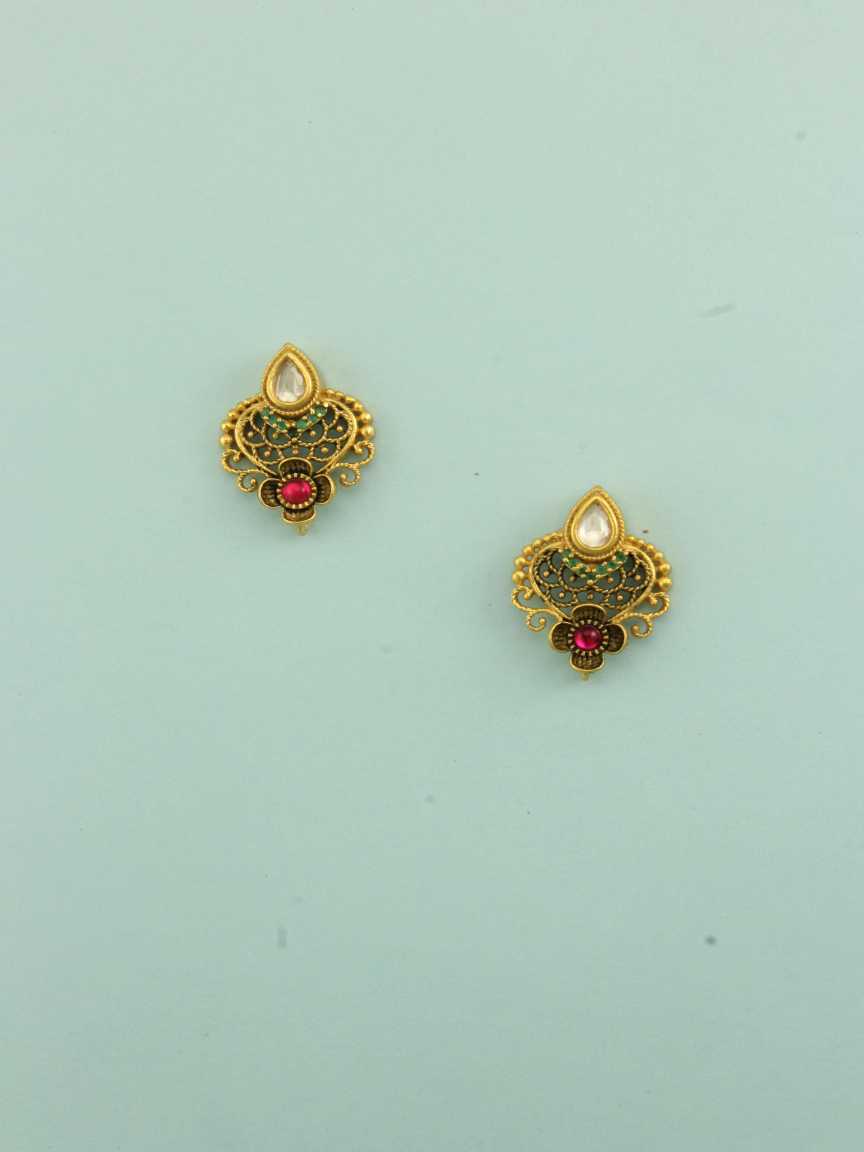 EARRING in VILANDI KUNDAN Style | Design - 16434