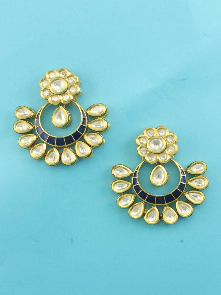 EARRING in VILANDI KUNDAN Style | Design - 16447