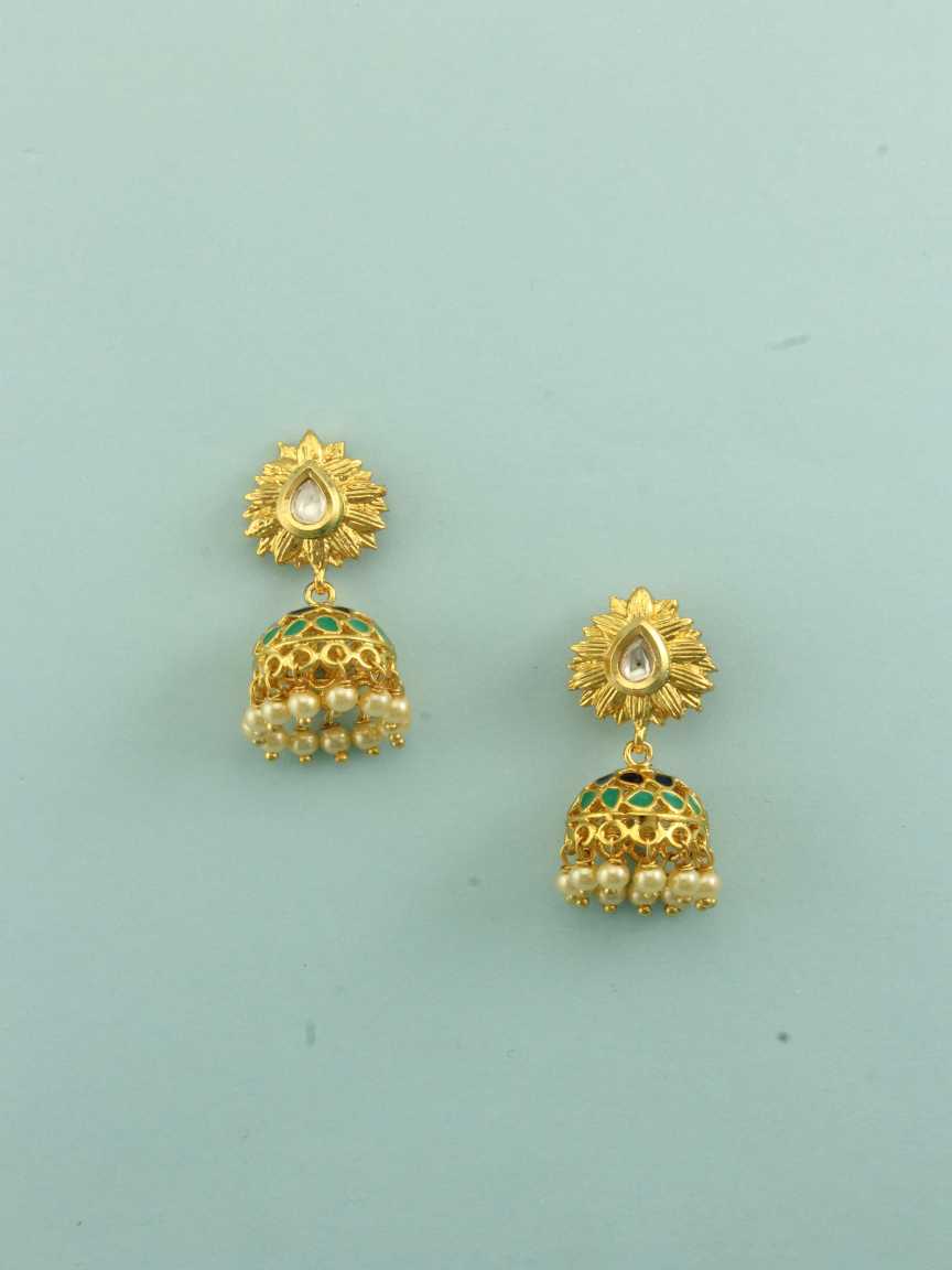 EARRING in VILANDI KUNDAN Style | Design - 16453