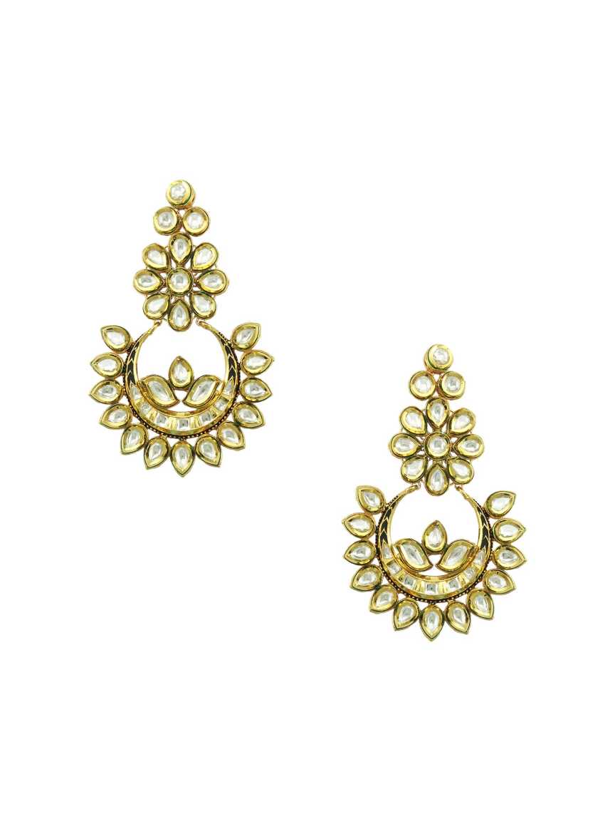 EARRING in VILANDI KUNDAN Style | Design - 16613