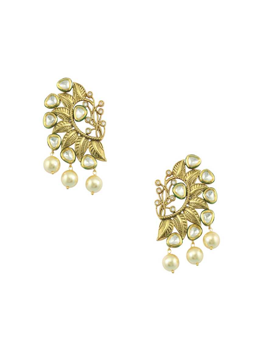 EARRING in VILANDI KUNDAN Style | Design - 16641