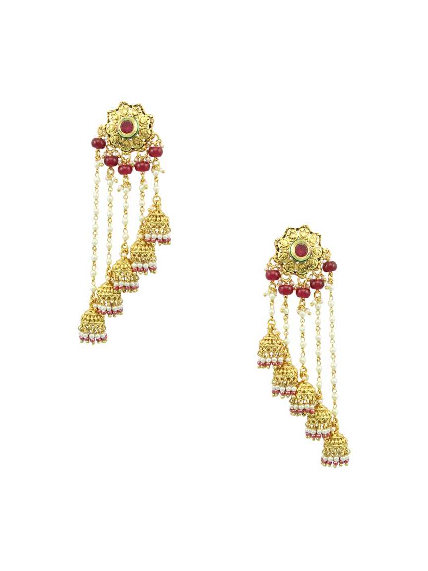 EARRING in VILANDI KUNDAN Style | Design - 16687