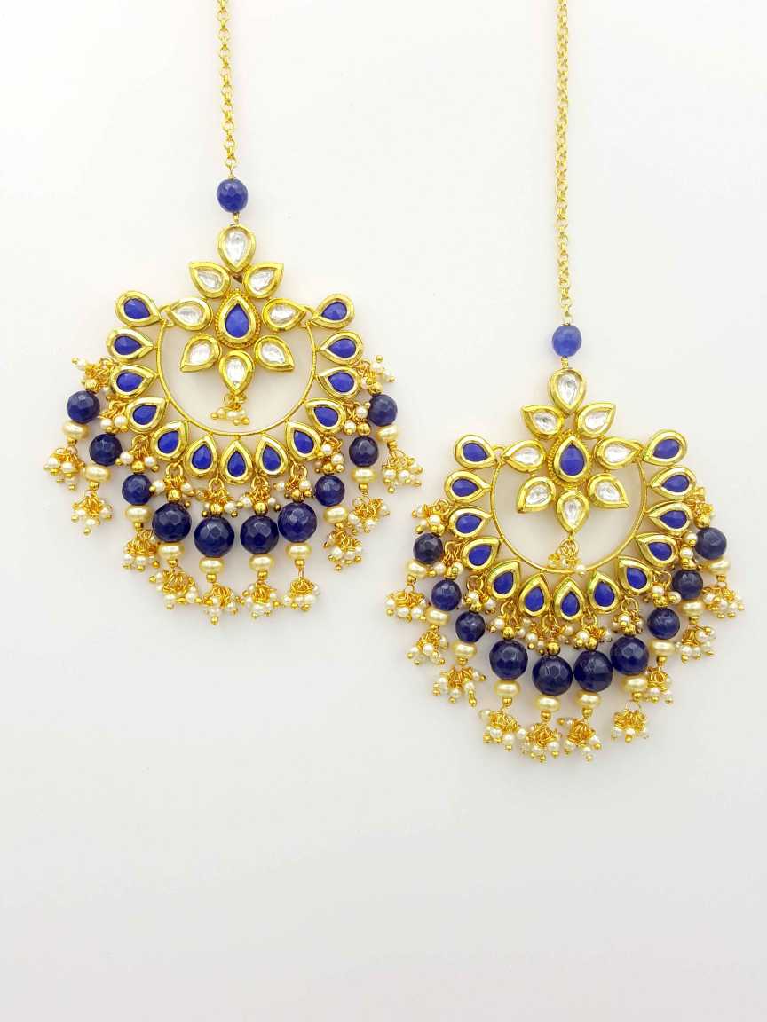 EARRING in VILANDI KUNDAN Style | Design - 17556