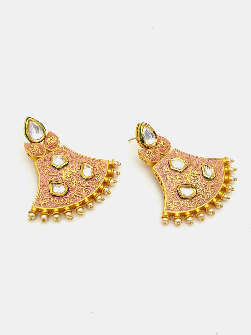 EARRING in VILANDI KUNDAN Style | Design - 17601