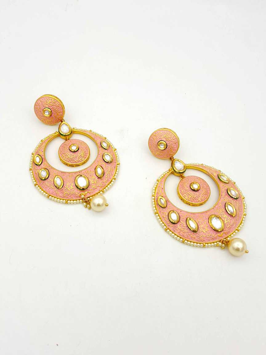 EARRING in VILANDI KUNDAN Style | Design - 17608