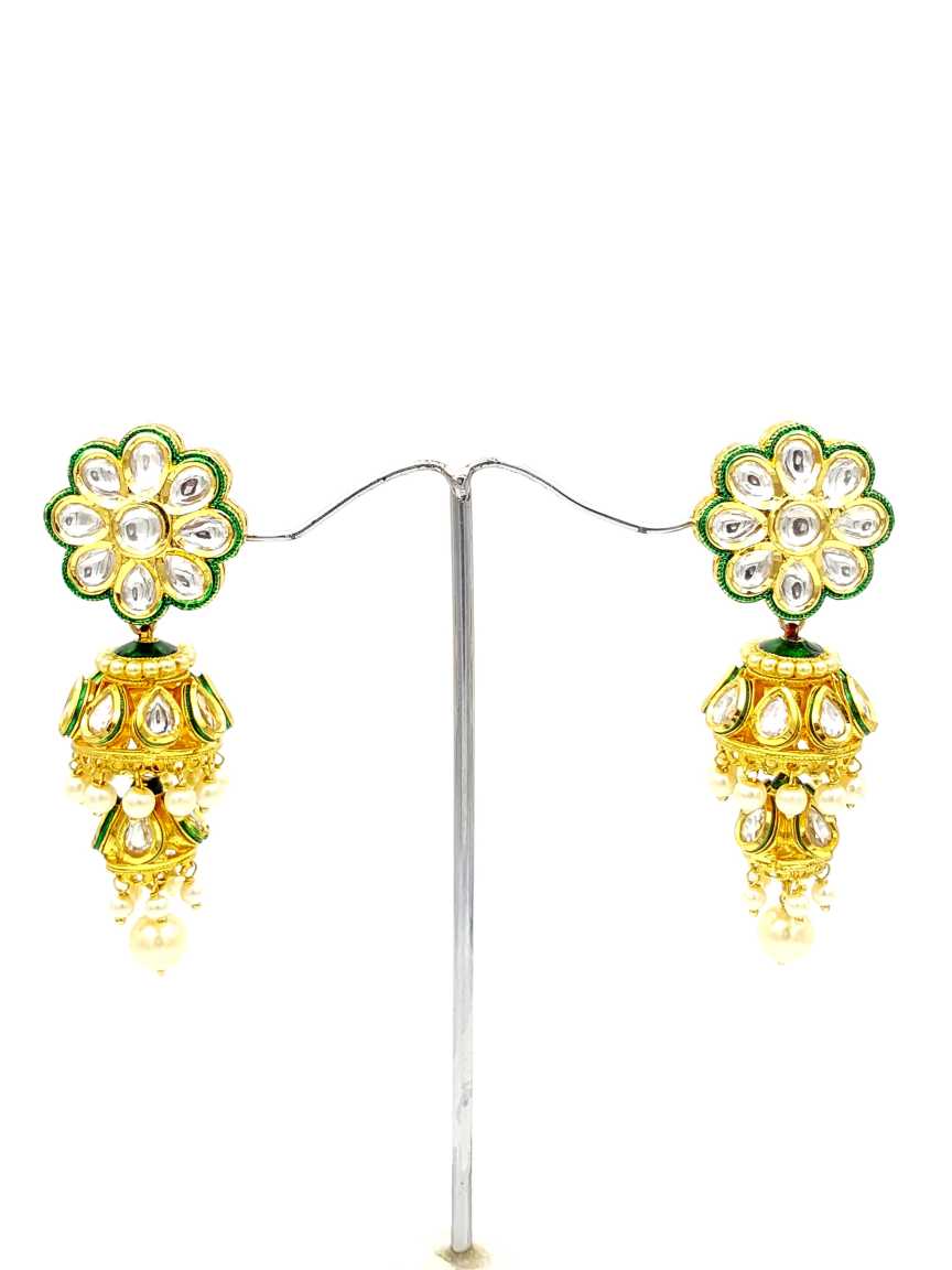 EARRING in VILANDI KUNDAN Style | Design - 17798