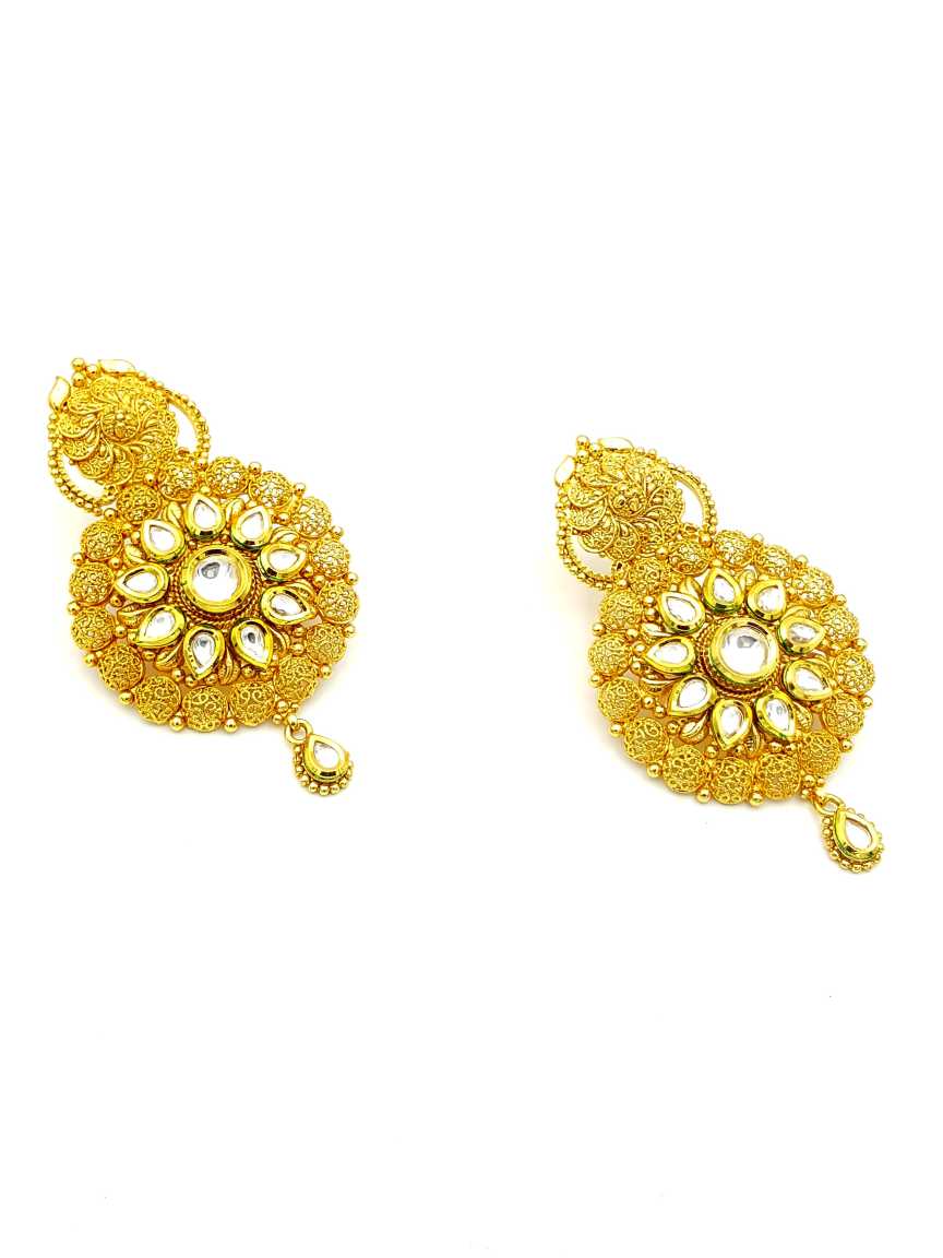 EARRING in VILANDI KUNDAN Style | Design - 17802
