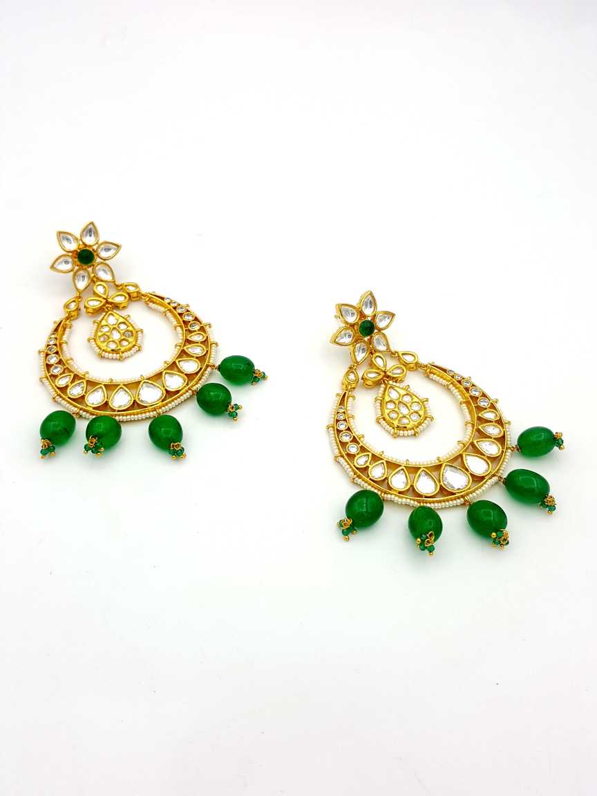 EARRING in VILANDI KUNDAN Style | Design - 17889