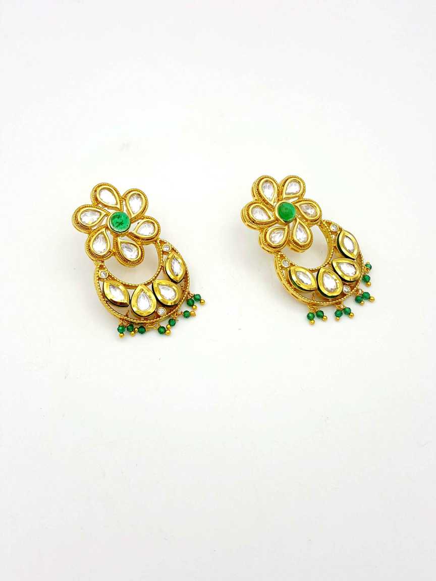 EARRING in VILANDI KUNDAN Style | Design - 17942