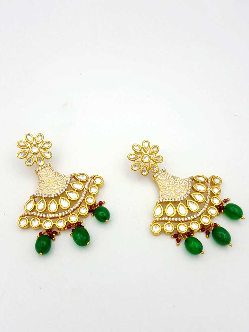 EARRING in VILANDI KUNDAN Style | Design - 18072