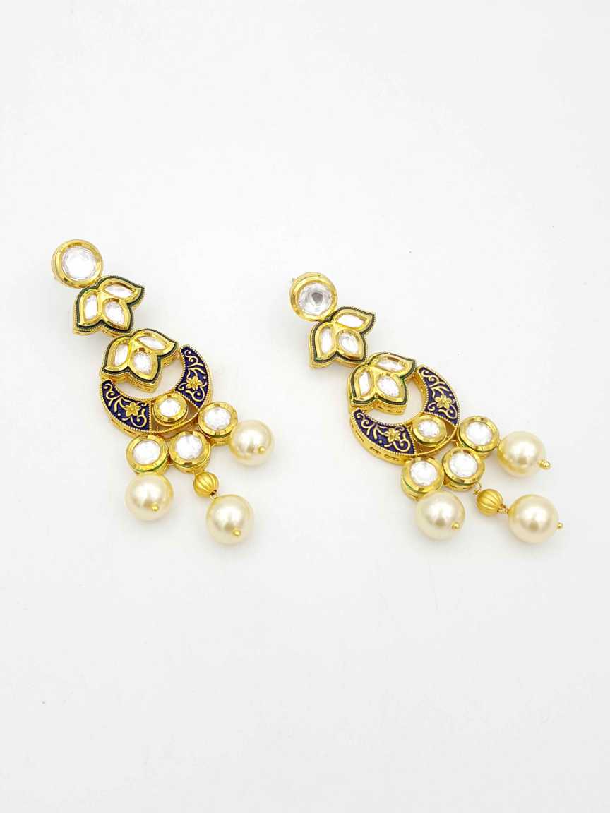 EARRING in VILANDI KUNDAN Style | Design - 18462