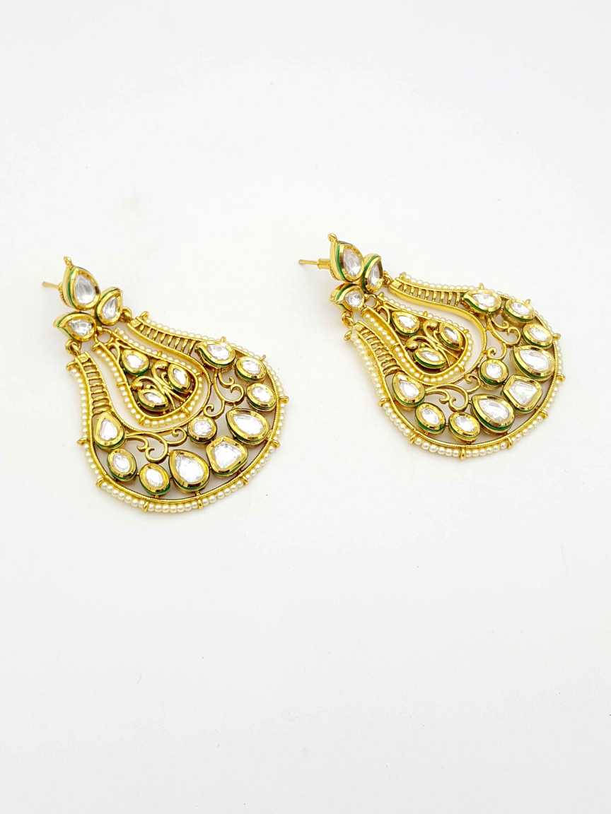 EARRING in VILANDI KUNDAN Style | Design - 18686