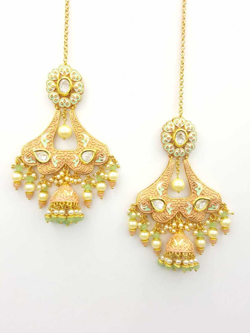 EARRING in VILANDI KUNDAN Style | Design - 18867
