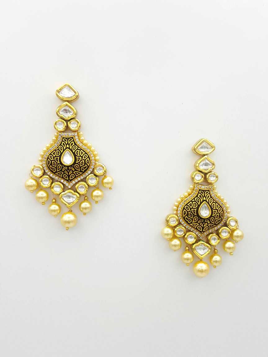 EARRING in VILANDI KUNDAN Style | Design - 18948