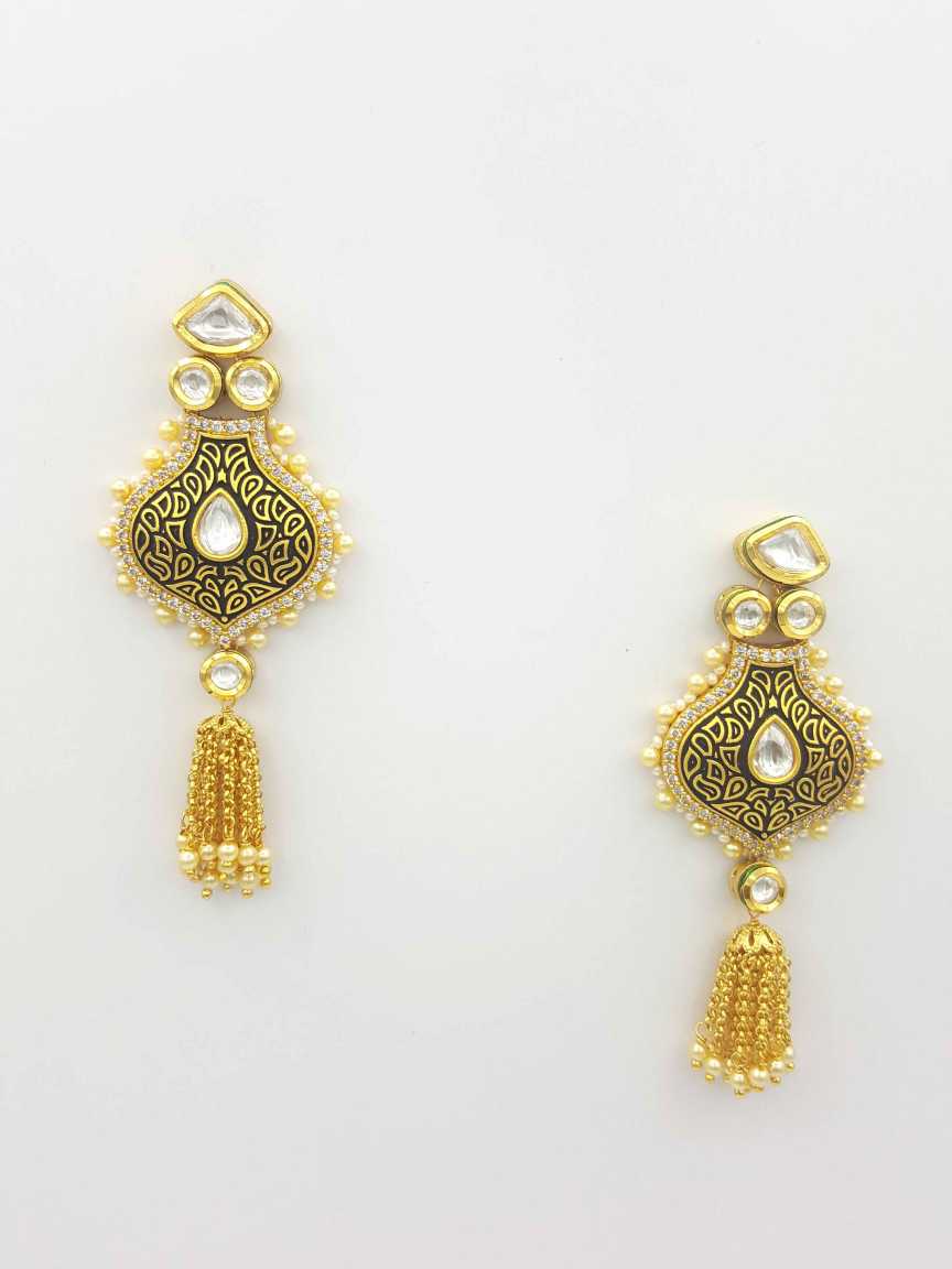 EARRING in VILANDI KUNDAN Style | Design - 19015