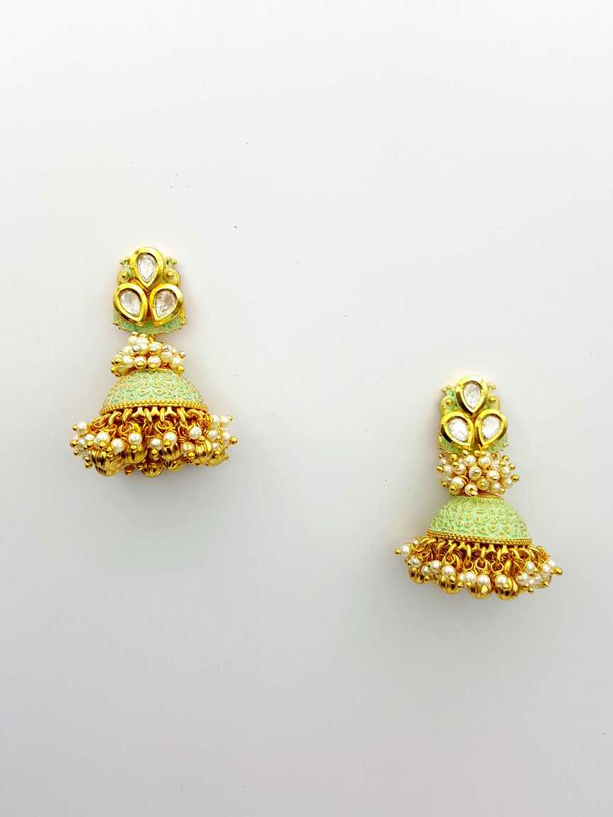 EARRING in VILANDI KUNDAN Style | Design - 19061