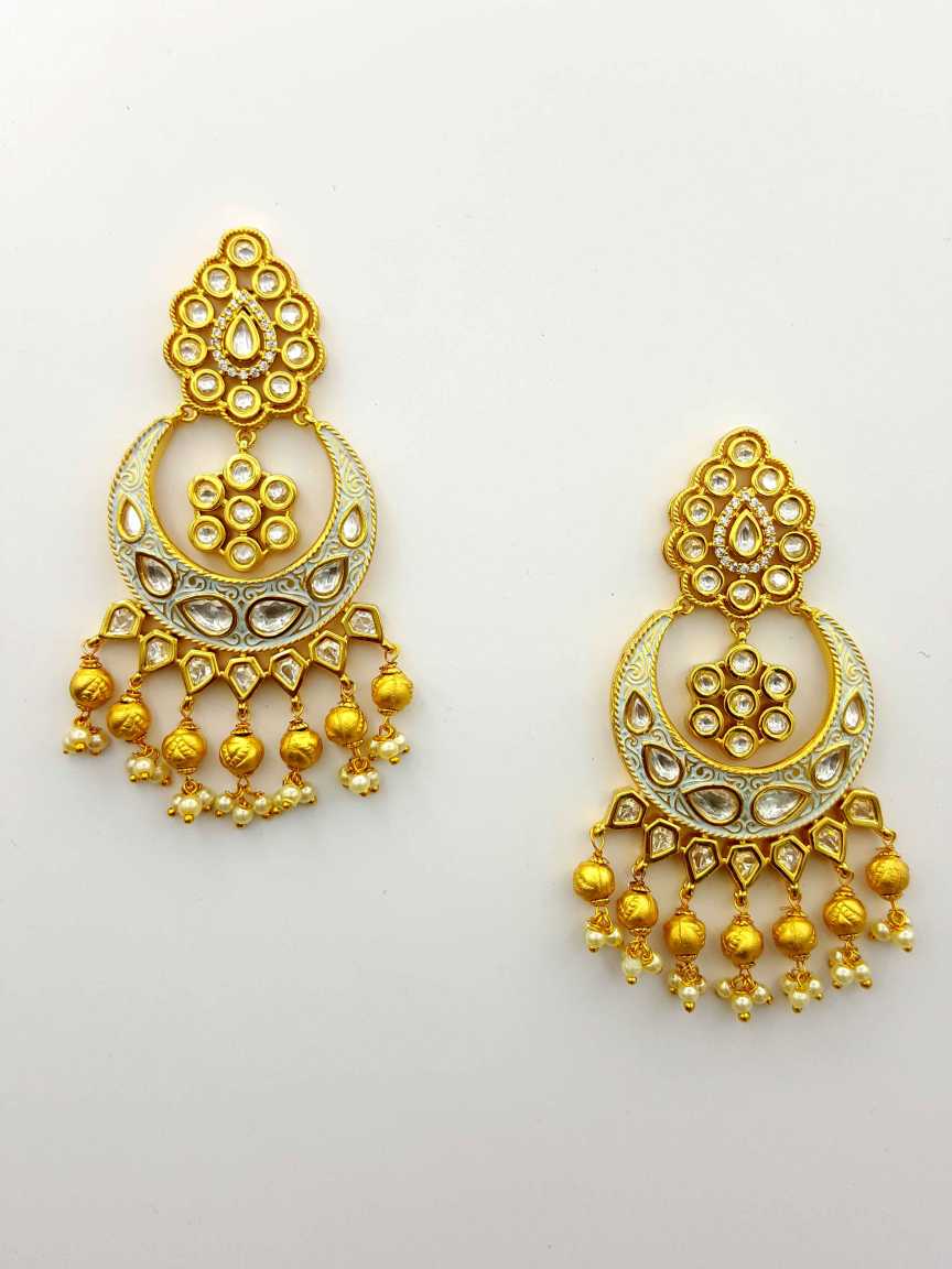 EARRING in VILANDI KUNDAN Style | Design - 19194