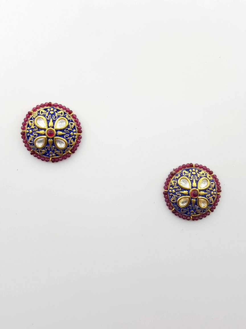EARRING in VILANDI KUNDAN Style | Design - 19231