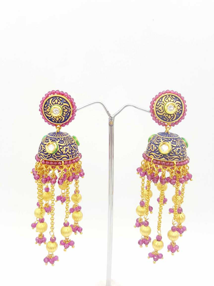 EARRING in VILANDI KUNDAN Style | Design - 19334