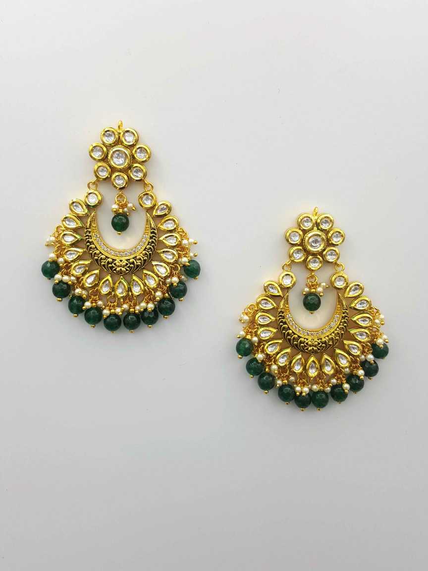 EARRING in VILANDI KUNDAN Style | Design - 19367