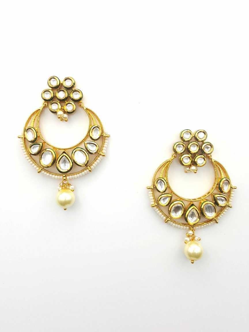 EARRING in VILANDI KUNDAN Style | Design - 19369