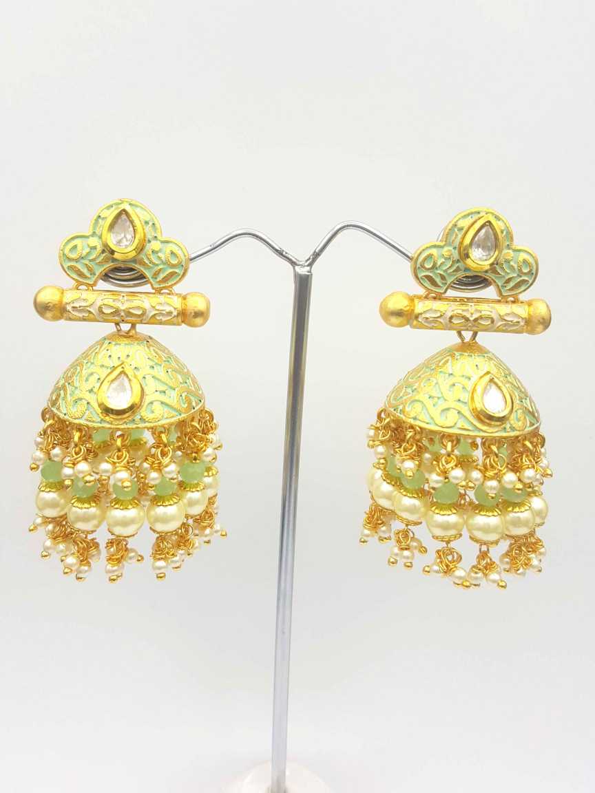 EARRING in VILANDI KUNDAN Style | Design - 19668