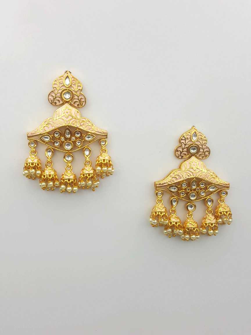 EARRING in VILANDI KUNDAN Style | Design - 19672