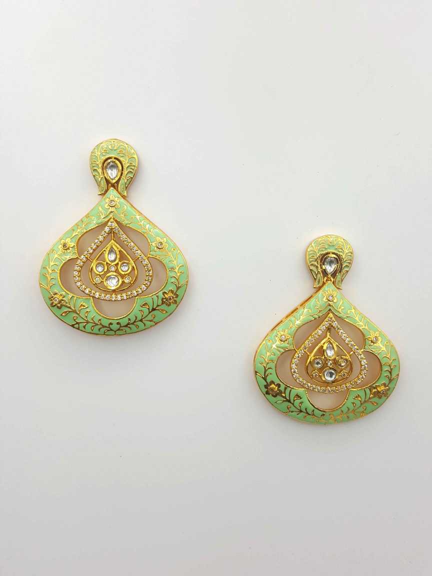 EARRING in VILANDI KUNDAN Style | Design - 19673