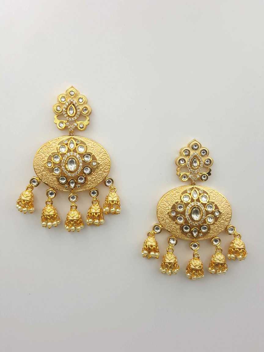 EARRING in VILANDI KUNDAN Style | Design - 19676